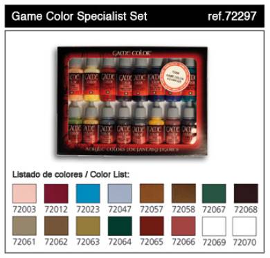 Vallejo Game Color Specialist Set - 16 Colors